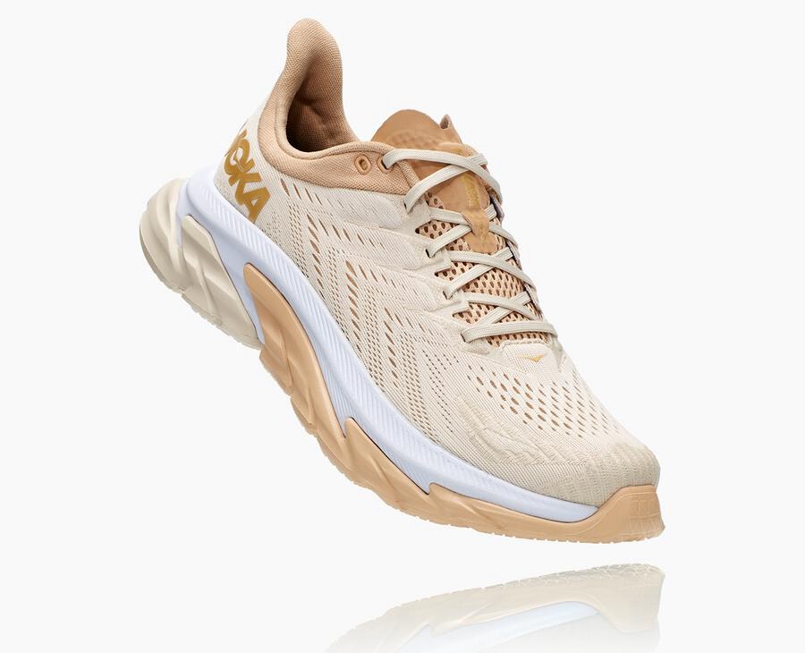 Hoka One One Tenisky Damske Béžové - Clifton Edge - 76948-ZNQJ